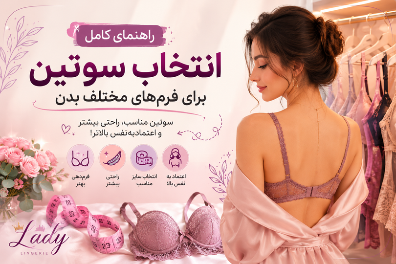 چه سوتینی برای فرم بدن شما مناسب است؟ راهنمای کامل انتخاب سوتین برای هر اندام