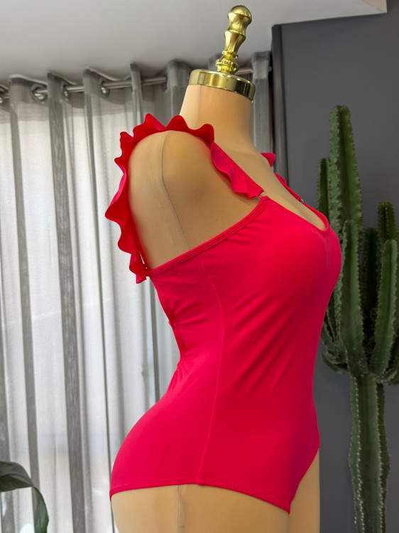 مایو اسلیپ زنانه فیتن - رنگ صورتی
