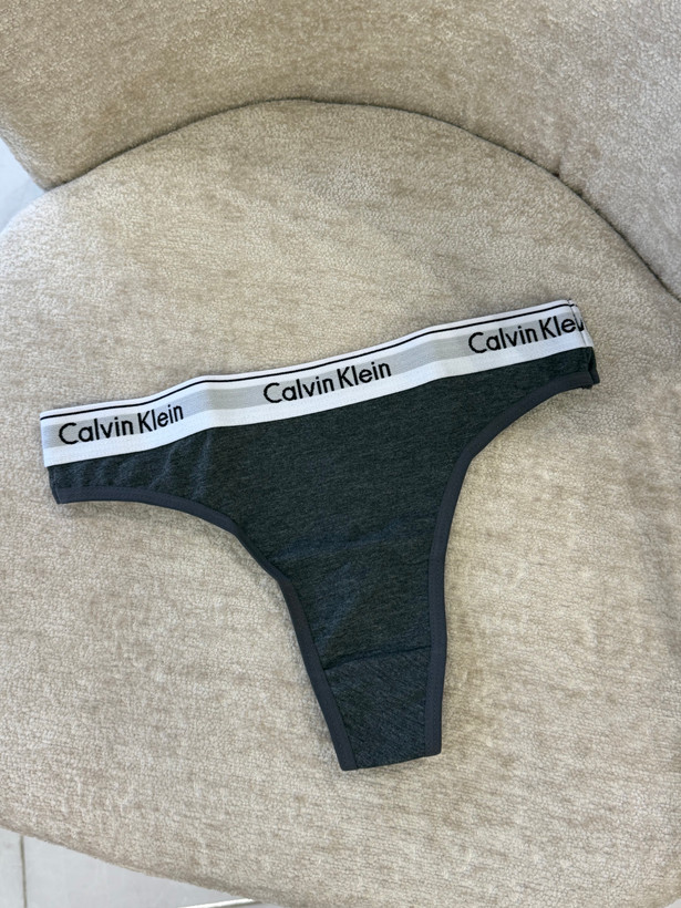 شورت بکلس زنانه Calvin Klein نخی با کمر کشی لوگودار مدادی